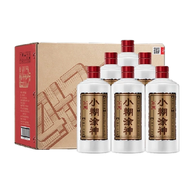 88vip：小糊涂仙 白酒小糊涂神佳釀52度600ml*6整箱裝濃香型白酒