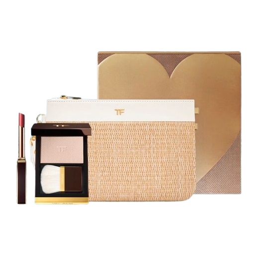 TOM FORD 湯姆·福特 口紅禮盒 TF極細管152+柔焦粉餅