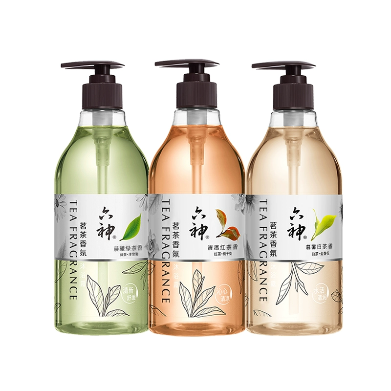 六神 茗茶植萃沐浴露475ml2瓶