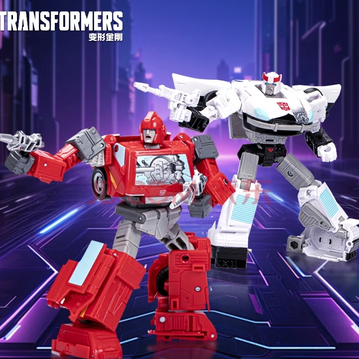 孩之寶 Hasbro 變形金剛 電影SS86鐵皮、警車雙人物裝 F7129