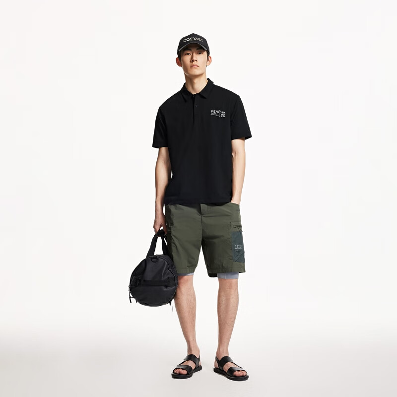 杰克瓊斯 男士棉質(zhì)速干POLO衫