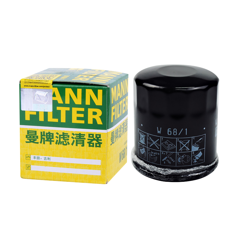 曼 牌 W68/1 機油濾芯 適用自由艦豪情夏利威姿雅酷