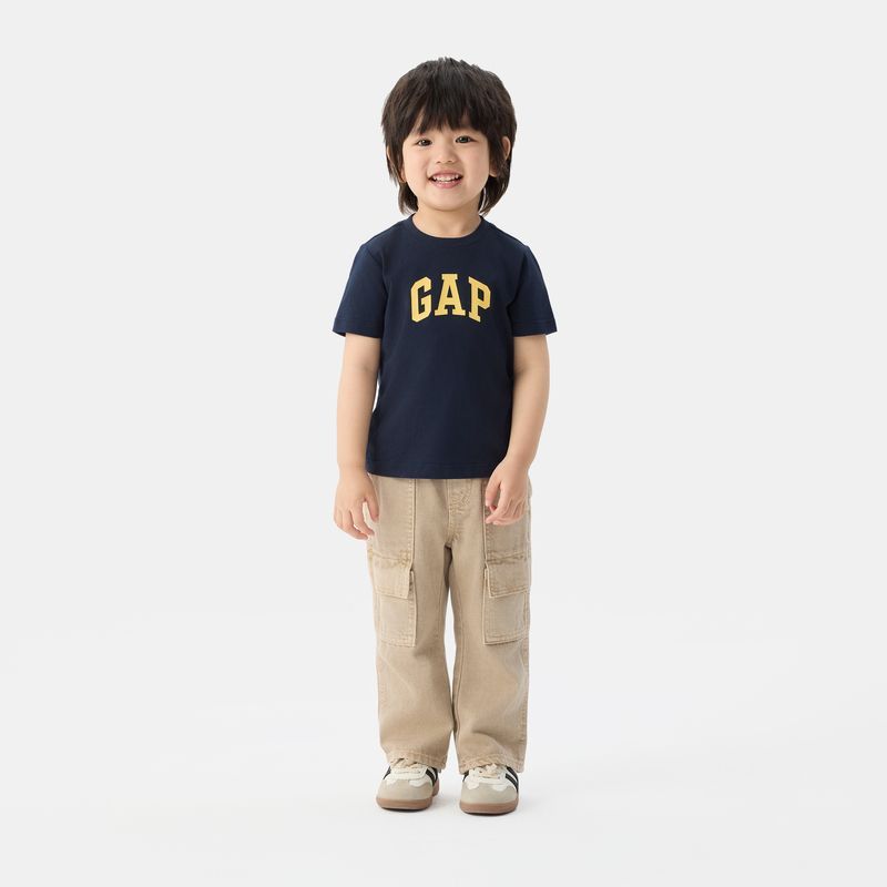 Gap 大小童同款男女童2025春季純棉短袖T恤兒童裝755328
