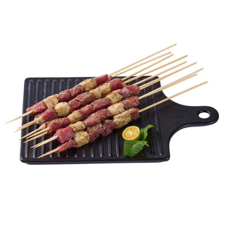 plus會員:鮮京采內蒙古孜然羊肉串凈重2斤 （50串）京東自有品牌