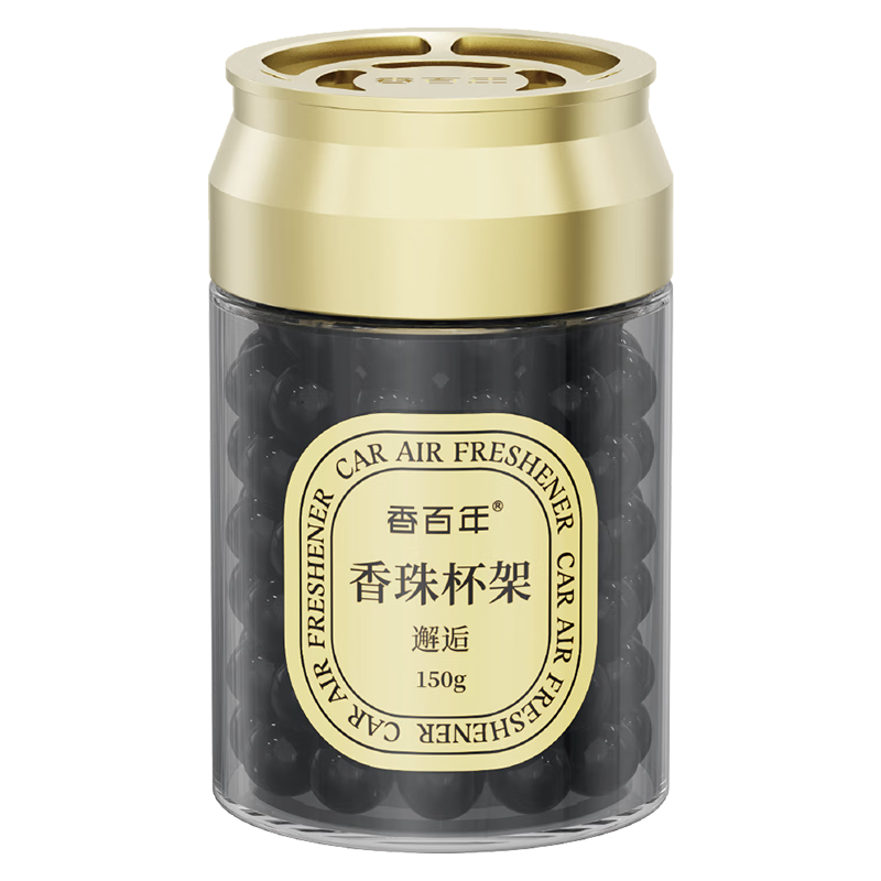 PLUS會員:香百年 車載香珠杯架 約132顆