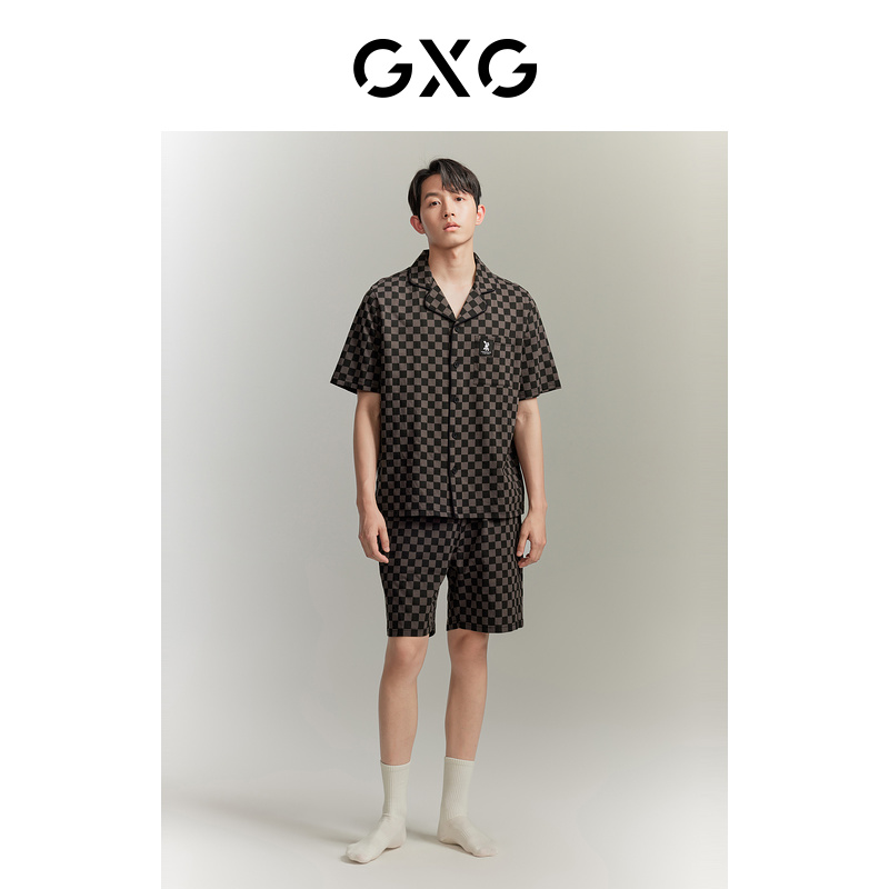 GXG 奧萊家居服男士睡衣舒適家居套裝