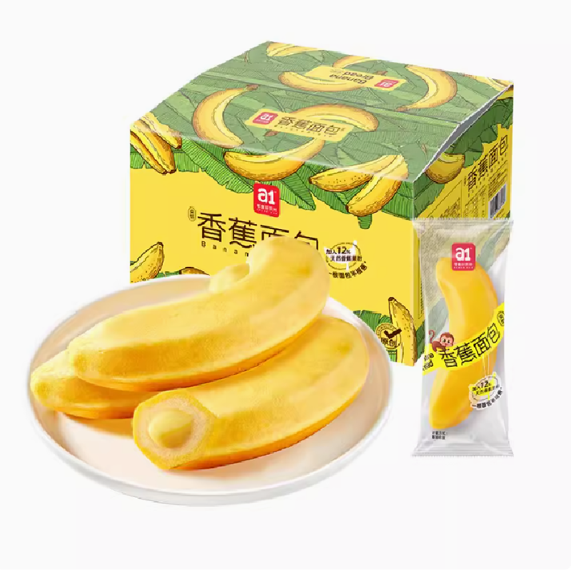 貓超 a1香蕉面包夾心吐司380g
