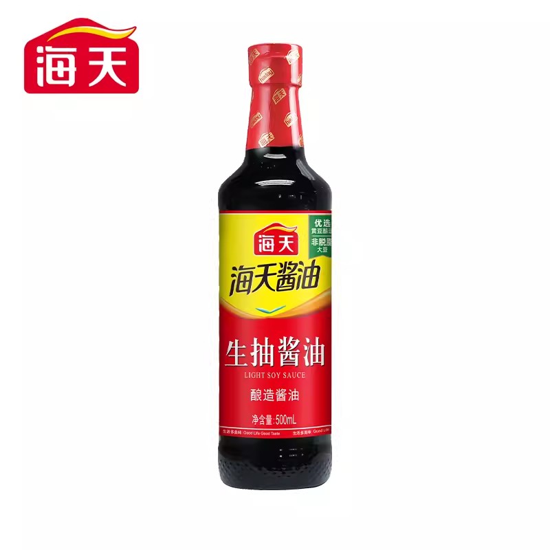 海天 生抽醬油家用涼拌提鮮烹飪點蘸釀造醬油廚房調(diào)味料家用