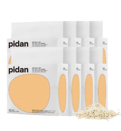 預售：pidan 豆腐膨潤土淀粉混合貓砂 3.6kg*8包