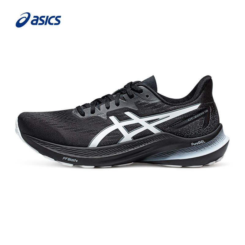 ASICS 亞瑟士 男鞋跑鞋 24春季新款健身跑步鞋GT-2000 12戶外緩震耐磨運(yùn)動鞋