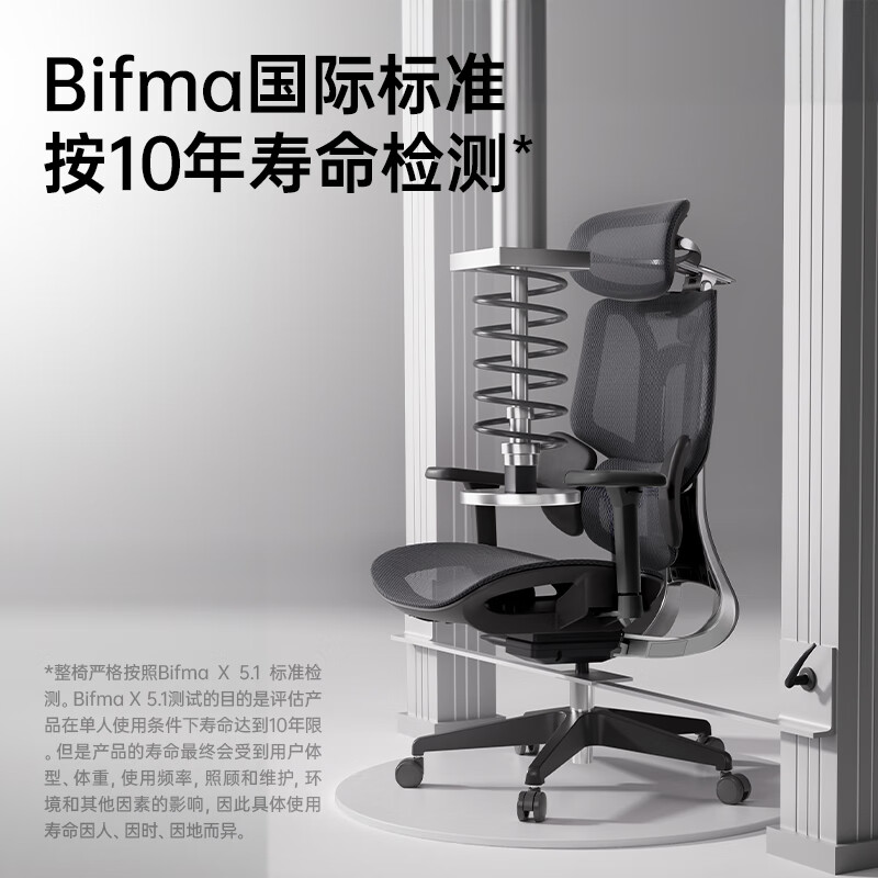 國家補貼：黑白調 E3Air 人體工學椅 電腦椅子久坐辦公椅 電競椅 老板椅 曜黑無腳托