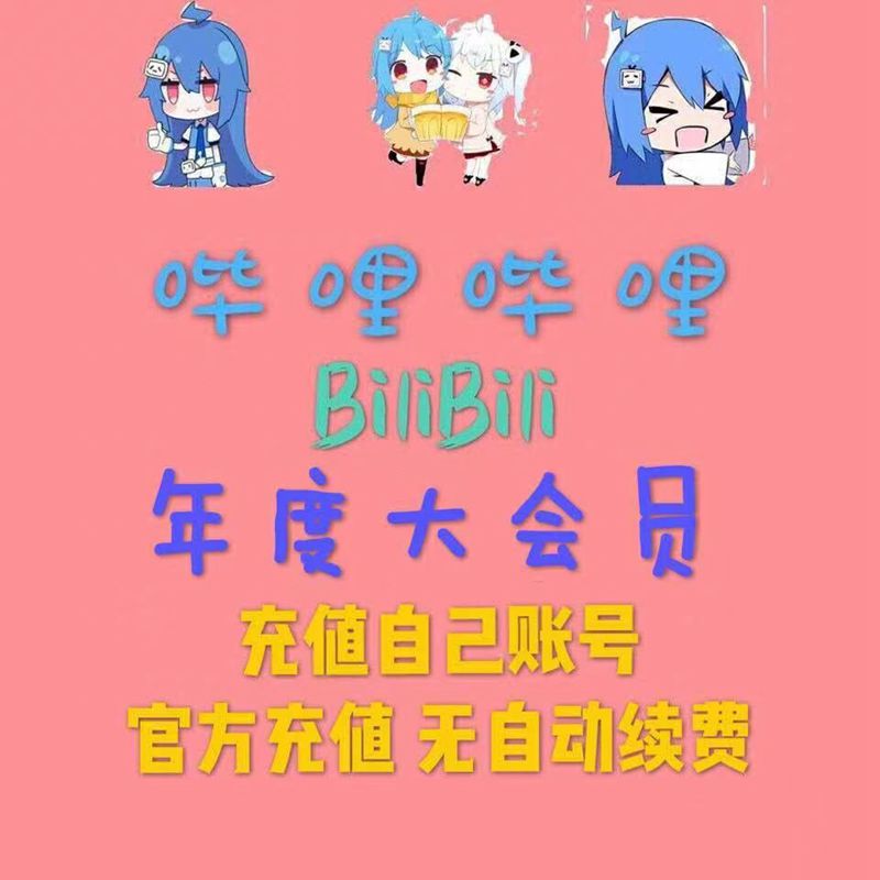 bilibili 嗶哩嗶哩 會員年卡