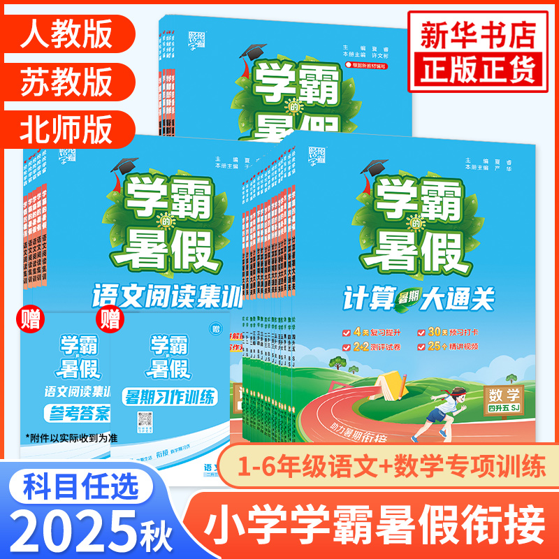 《經(jīng)綸學(xué)霸暑假銜接》（2025版、年級/科目任選）