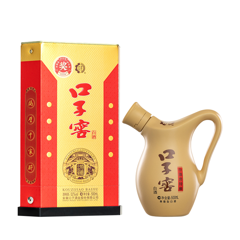 口子窖 小池窖特釀 52度 500mL 純糧食 禮盒裝 （共兩瓶）