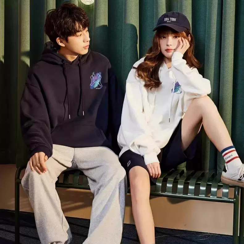 MLB同款 男女情侶潮牌衛(wèi)衣
