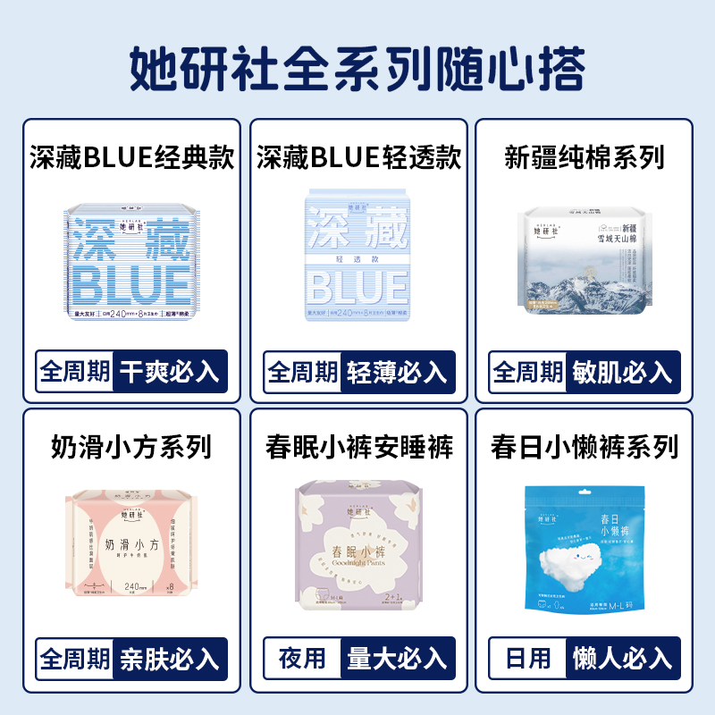 88VIP會員：她研社 Herlab 衛(wèi)生巾全周期隨心配