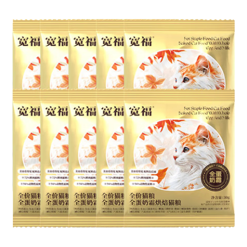 plus：寬福 全蛋奶霜烘焙貓糧 300g