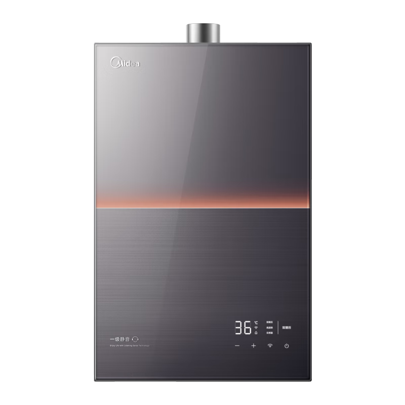 PLUS會員：midea/美的 熱水器 燃氣雙增壓一級靜音 16升 JSQ30-M9 Max
