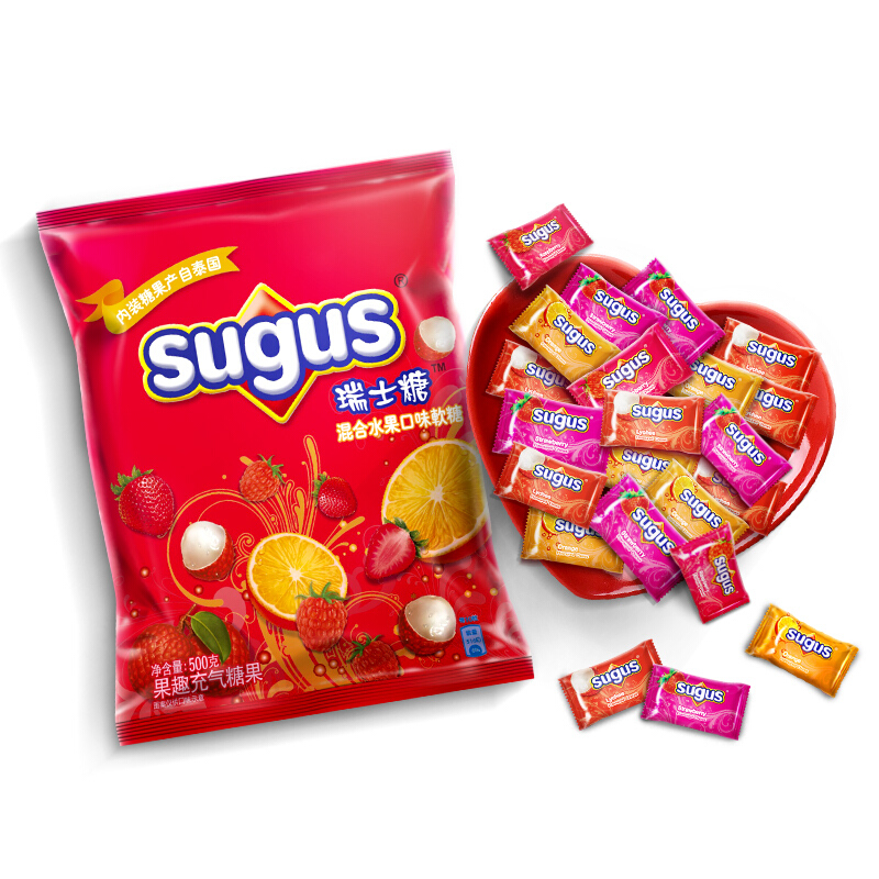 88VIP會員：sugus 瑞士糖 水果軟糖 混合口味