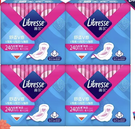 薇爾 Libresse 衛(wèi)生巾240mm4盒16片盒裝