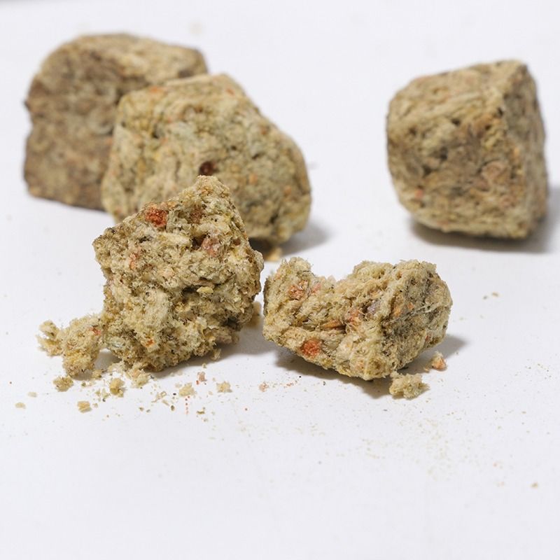 凍干豐年蝦塊凍干紅蟲熱帶觀賞魚魚食燈科斗魚七彩神仙孔雀魚飼料