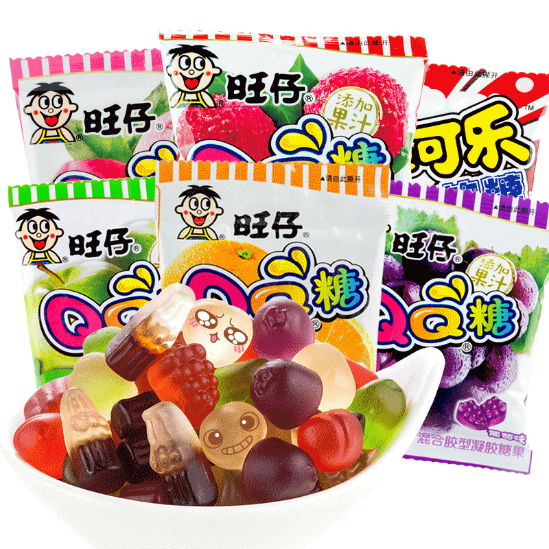 Want Want 旺旺 旺仔QQ糖組合裝 混合口味 20g*20包