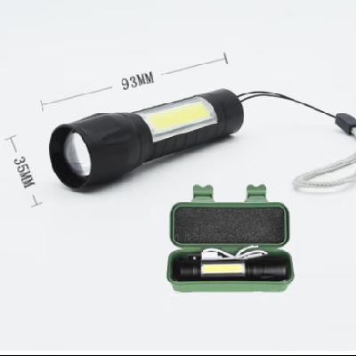 京喜 手電筒 可充電伸縮變焦 400毫安
