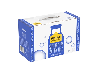 88VIP：認(rèn)養(yǎng)一頭牛 零乳糖小藍(lán)盒全脂牛奶 250ml*10盒
