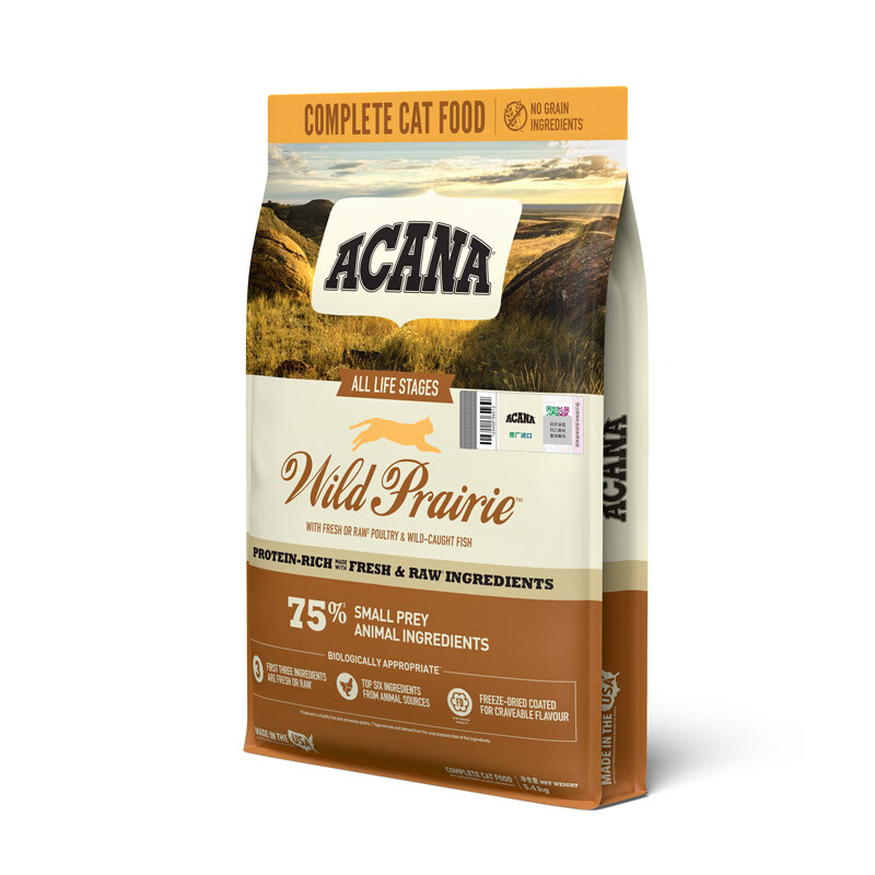 ACANA 愛肯拿 農場盛宴系列 無谷雞肉全階段貓糧 美版 5.4kg