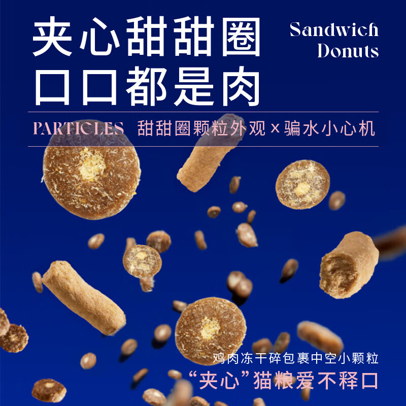 京東PLUS：藍氏 全價貓糧成貓幼貓生骨肉凍干糧 獵鳥乳鴿50g*3+荒野獵兔50g*2