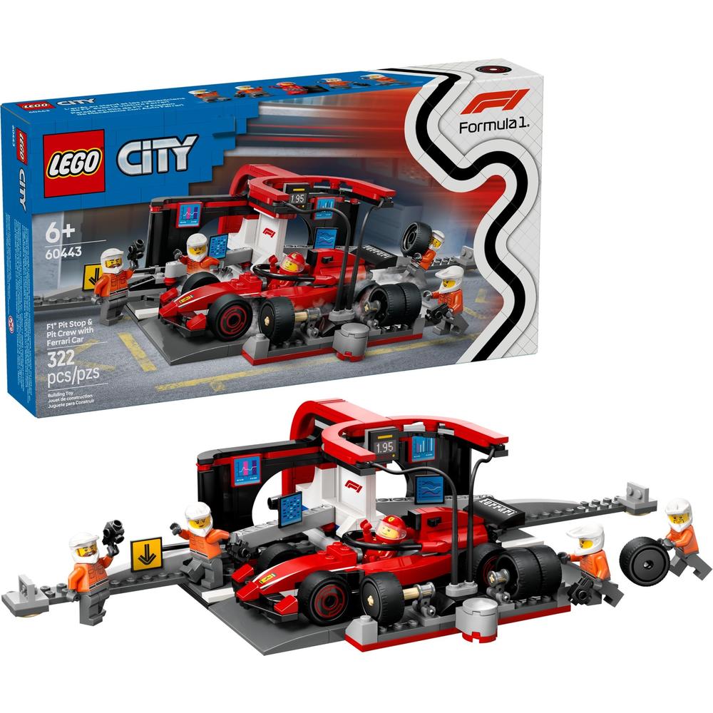 88VIP會員：樂高 LEGO 城市系列 60443 法拉利F1賽車維修站
