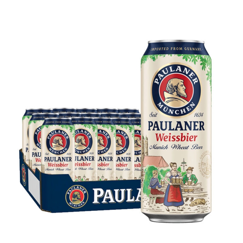 PAULANER 保拉納 德國進口小麥白啤酒 500ml*24罐