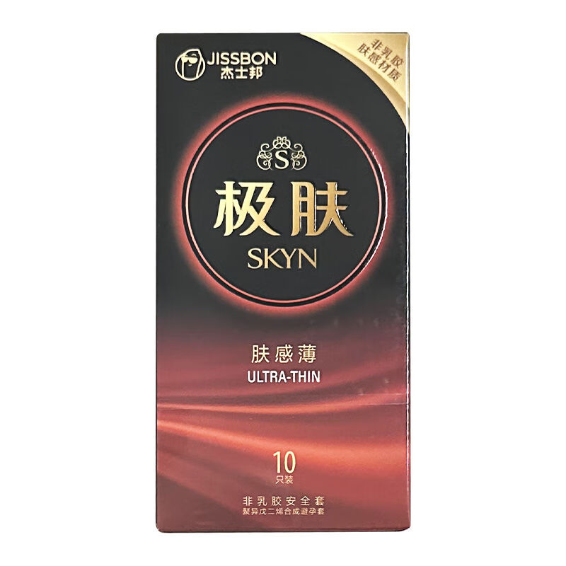 jissbon 杰士邦 SKYN極膚 膚感薄 非乳膠套 10只