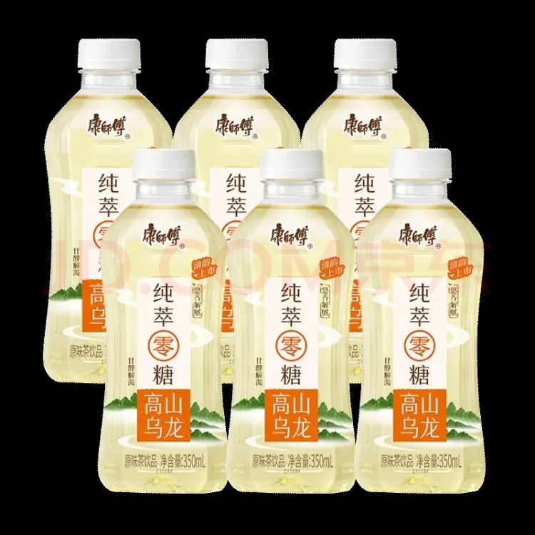 康師傅無糖茶飲料 純萃高山烏龍 350ml*6瓶 售價