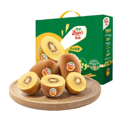 佳沛 陽(yáng)光金果 奇異果 單果125-145g 12個(gè)