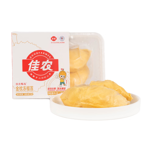 佳農 泰國冷凍 金枕頭榴蓮肉 凈重250g/盒