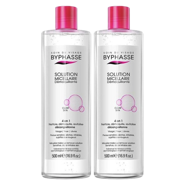 88VIP會員：BYPHASSE 卸妝水低敏溫和 500ml*2瓶