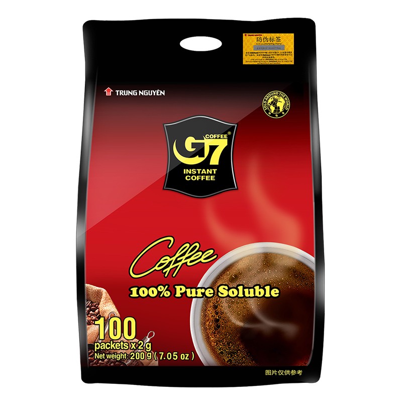 G7 COFFEE 越南進(jìn)口黑咖啡 口味：G7黑咖啡100杯 2g*100包