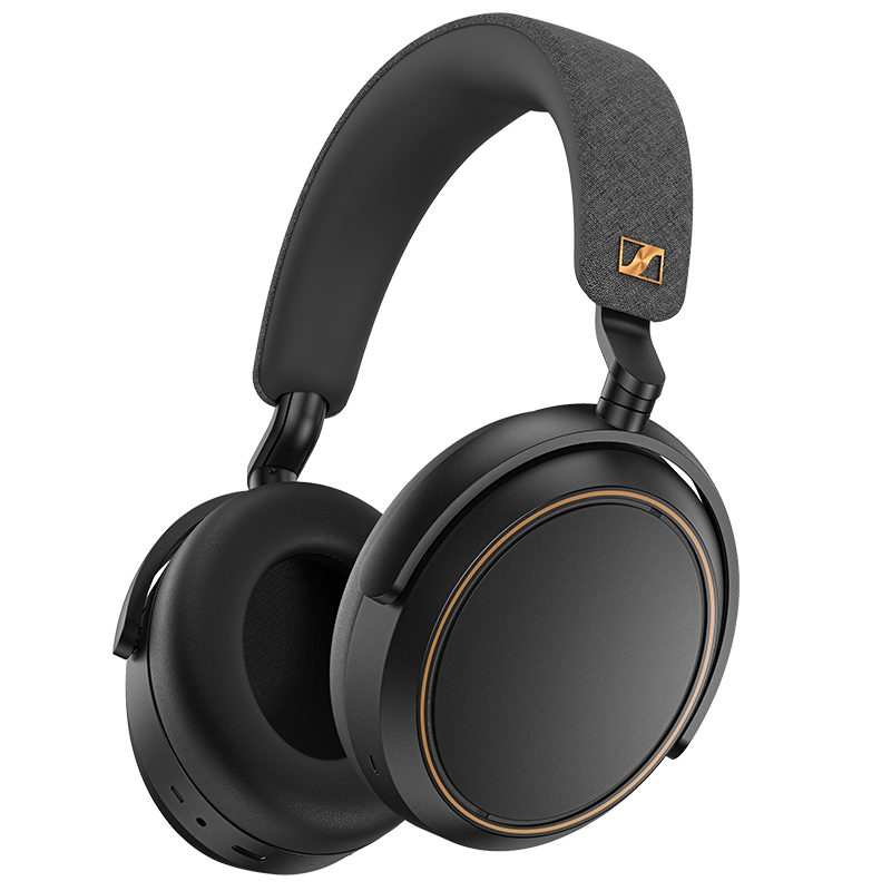 森海塞爾（Sennheiser）MOMENTUM 4 無線耳機 大饅頭4特別設計版 藍牙頭戴耳機 曜金黑 高考祝福禮物