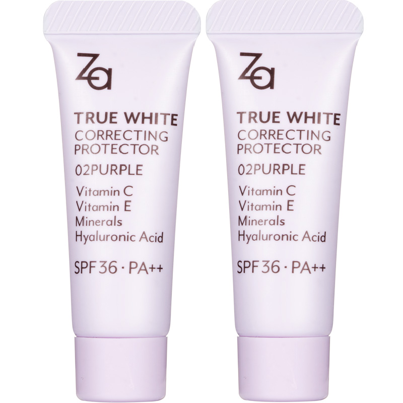 88VIP會員：Za 隔離霜中樣4g*2支防曬遮瑕妝前乳美白