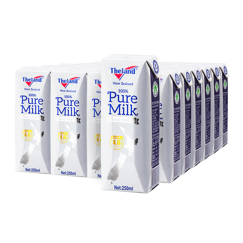 紐仕蘭 4.0g蛋白質 全脂純牛奶250ml*24盒