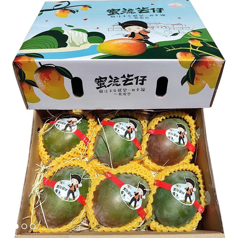 嚴(yán)謹(jǐn) 商超品質(zhì) 正宗凱特芒果 特大果（單果600g+） 4.5斤裝