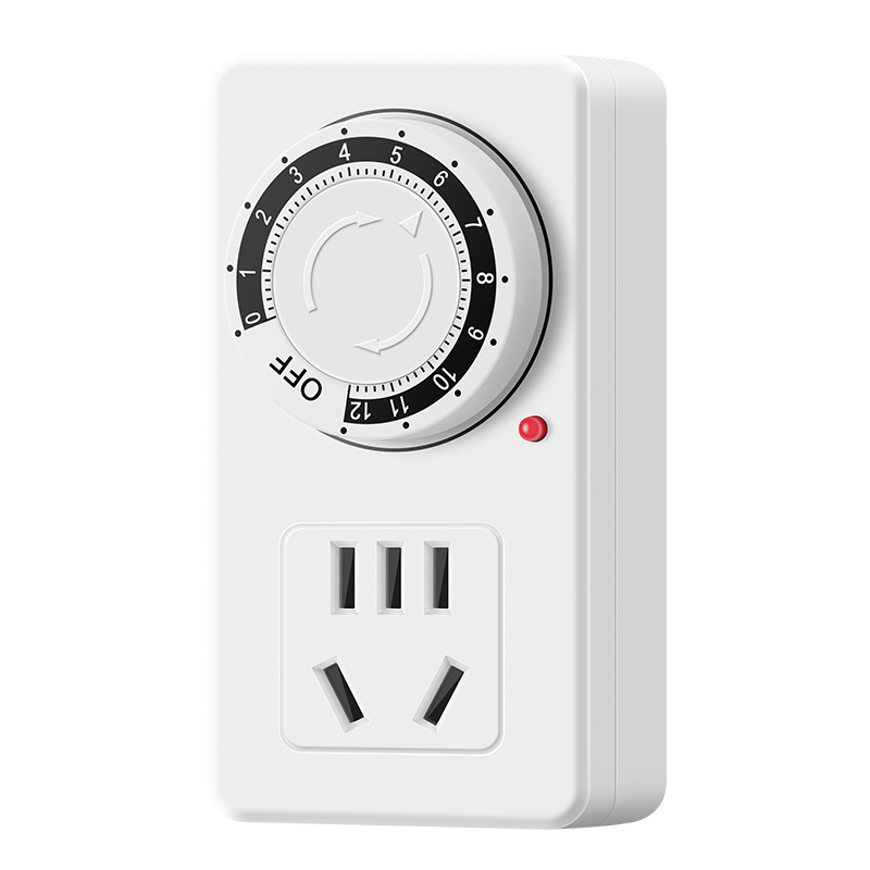 德力西 HDH86KRT 定時器自動斷電插座 12小時定時斷電標準版