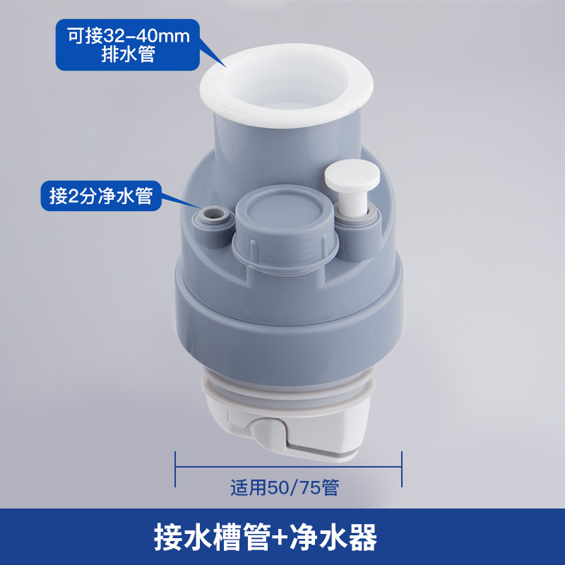 submarine 潛水艇 廚房下水管三通水槽排水管下水道三頭通接頭分水器防臭神器