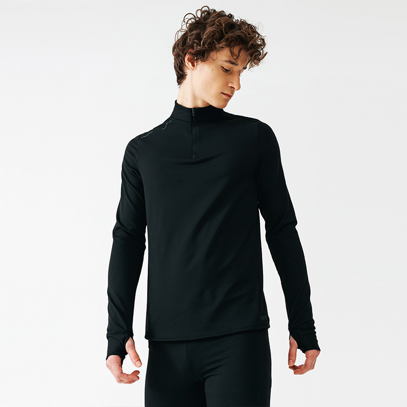 DECATHLON 迪卡儂 跑步速干衣男秋冬加絨運動長袖T恤衛衣訓練服健身上衣SAL3
