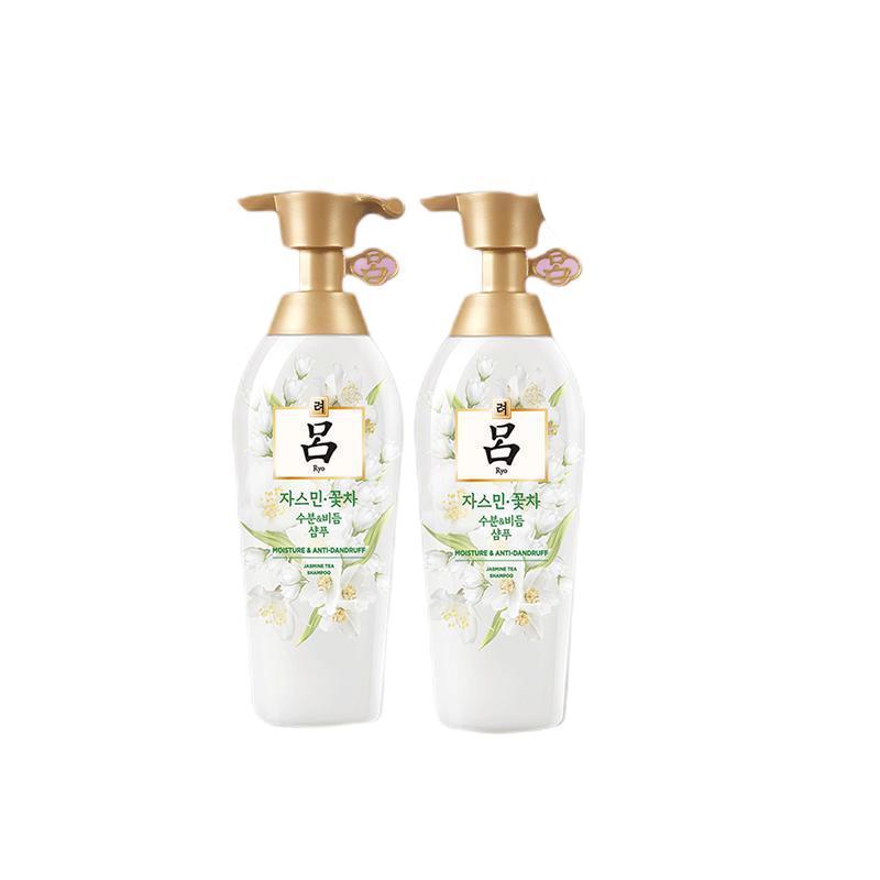 Ryo 呂 白茶茉莉保濕去屑洗發水持久留香舒緩清爽洗發膏400ml*2