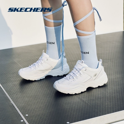 Skechers斯凱奇 男女款熊貓鞋運動休閑黑白經典情侶老爹鞋官方正品