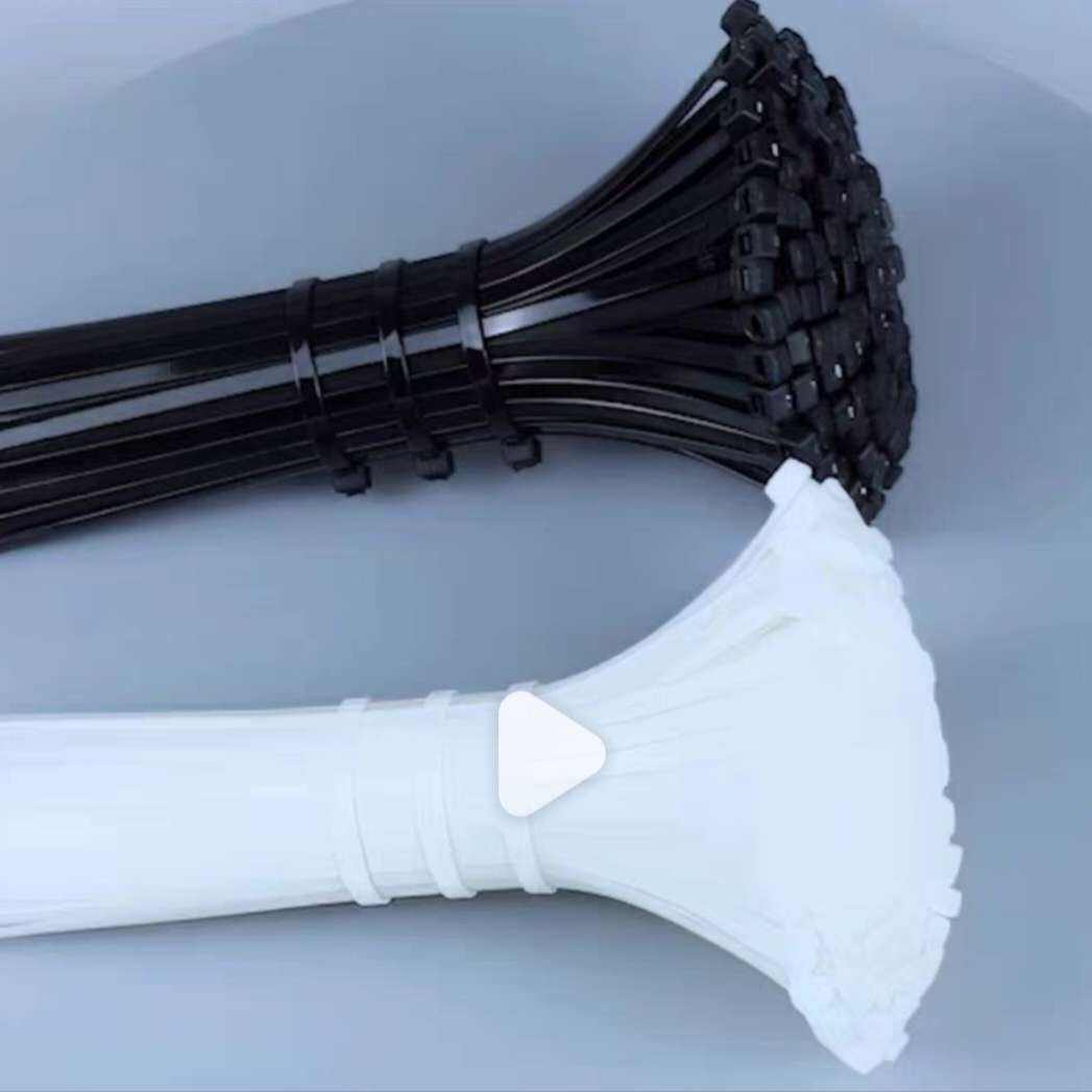 捆綁尼龍?jiān)鷰?.2*200mm白色50根電線固定