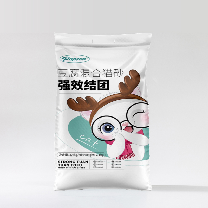 POPSEA 波普西 三合一混合除臭貓砂無(wú)塵10斤20斤植物豆腐貓砂膨潤(rùn)土砂礦砂