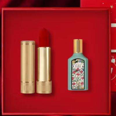 gucci 古馳 口紅禮盒套裝 絨霧505+茉莉女士香水5ml